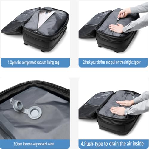 Vacpack Backpack, 60L Expandable Vacpack Travel Backpack, Water Resistant, Anti Theft Vacpack Travel Vacuum Backpack4
