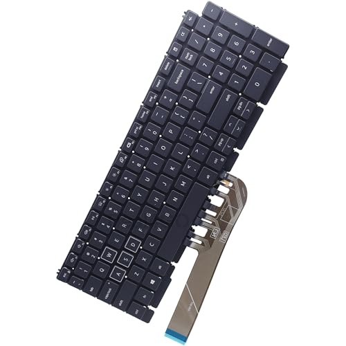 Clavier rétroéclairé 4 zones RVB US-INTL Deal4GO réparer clavier défectueux Dell G15 5525 5530