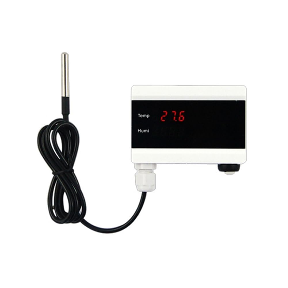 Capteur de Température WiFi Tuya Thermomètre Détecteur Affichage Numérique Maison Smart Life App Alerte Alarme D' de Congélateur Prise UE Facile à Utiliser