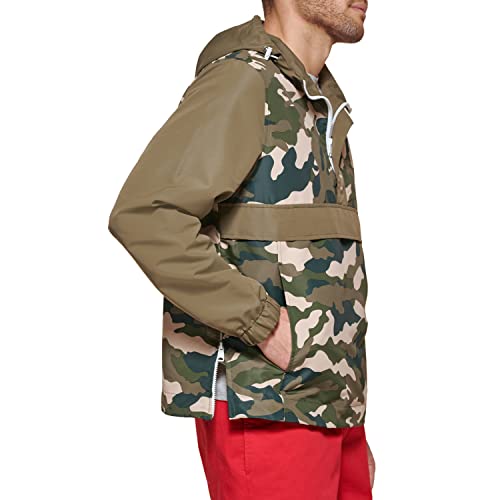 Image of Tommy Hilfiger Men's Retro Lightweight Taslan Popover Jacket