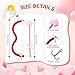 Cupid Bow and Arrow Set Halloween Cosplay Costume Accessories Dress up Party Favors (Pink, One Size)