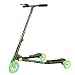 Yvolution Neon Fliker DLX | Self Propelling LED Wiggle Scooter with Light Up Wheels for Kids Age +7