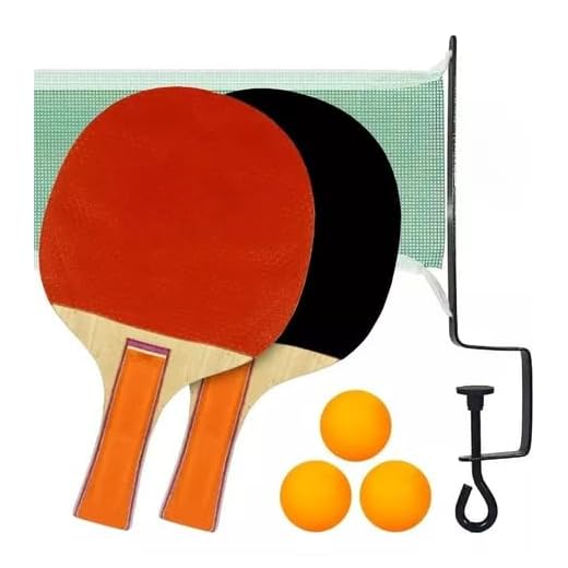 Raquete de Ping Pong Kit Completo 2 Raquetes 3 Bolas + 1 Rede + Suporte Mesa