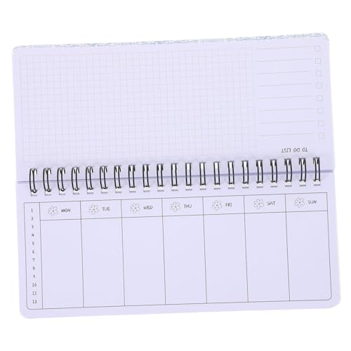 UTHCLO Carnet Cahier Écriture Agenda Multifonction Agenda Scolaire à Reliure Ménager Fournitures Pour Étudiants Bloc-notes Pour Étudiants Blocs-notes Multifonctions Accessoire Pour