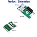 NGFF (M.2) Key A/E to PCI-E Express x1 + USB Riser Card with High Speed FPC Cable