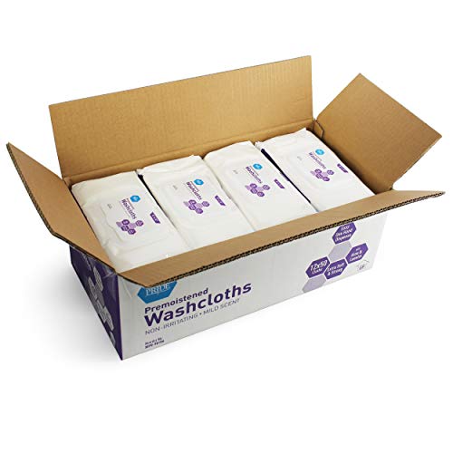 Medpride Disposable Premoistened Washcloths For Adults| 600-Count, 8” X 12”| Silky Soft Wet Wipes W/ Aloe & Lanolin Mild Scent| Ideal For Skincare/ Personal Cleansing, Makeup Removing, Travel & More #TOP2