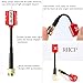 FOXEER FPV Antenna Lollipop V4 Super Mini RHCP Antenna 5.8G 2.5dBi SMA Male and Female RP-SMA Male for RC Drone FPV Racing Quadcopeter Multicopter TX/RX (2pcs,Red)