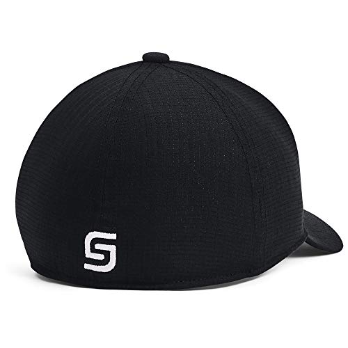 Under Armour Boys' Jordan Spieth Tour Hat , Black (001)/White , Youth Small/Medium #TOP1