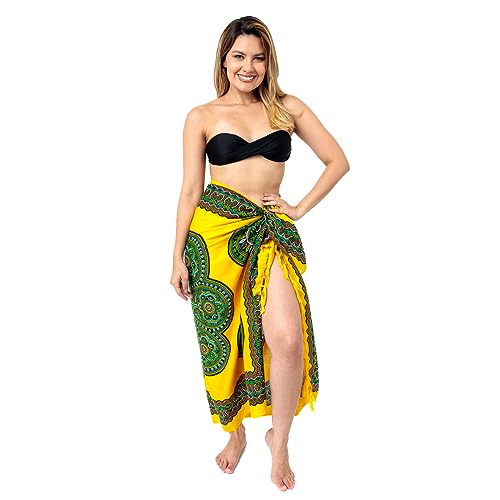 Canga de Praia Padma Lisa Viscose (Amarelo)