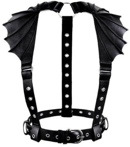 Restyle Gothic Accessory, Occult fashion Bat Wing Harness Belt