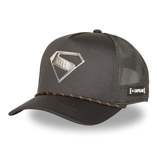 Casquette Homme & Femme, Casquette Trucker DC Comics, Ajustable par Snapback, Noir Taille TU
