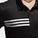 adidas Mens 3-Stripes Chest Sport Shirt (A324) - Black, XX-Large
