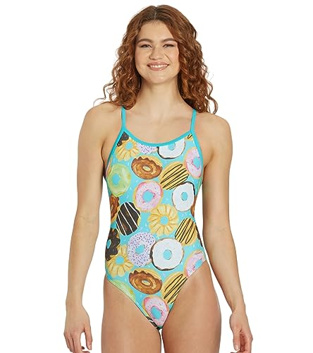 Sporti Donut Dreams Thin Strap One Piece Swimsuit - Donut Dreams - 34