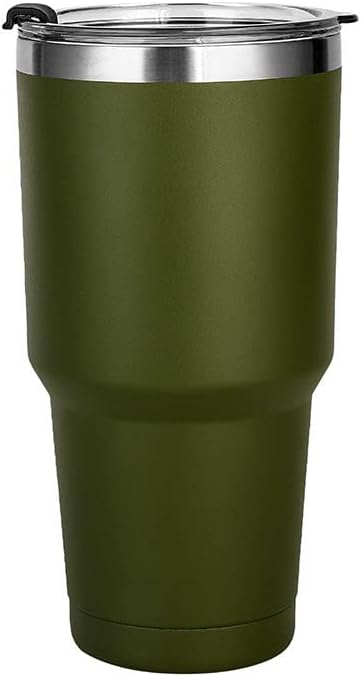 Teaniru Vaso térmico de viaje de 30 onzas, taza aislada al vacío de doble pared Vasos a prueba de derrames, regalo perfecto para las fiestas