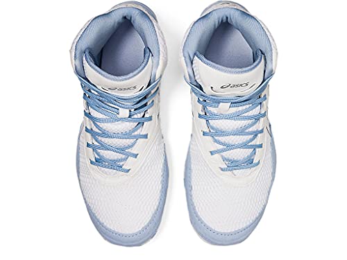 Asics Women's Matblazer Wrestling Shoes, 10, White/Mist #TOP6