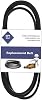 Lawn Tractor Deck Belt 12 x 89 14 Replacement for Murray Scotts 037X88 037X88MA 37X88 37X88MA 710213 42 LT Rail Frame 42509X92B and 42590X92A