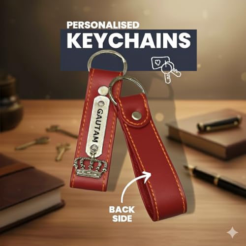 Image of Customized Wallet, Passport Cover & Keychain Combo Set for Men | Personalized Name Engraved Wallet & Passport Holder with Charm Keyring Corporate Gifts
