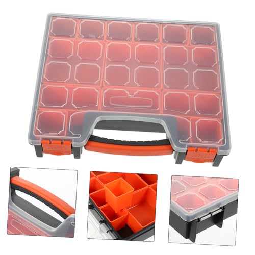 Rangement vis boulons écrous compartiments plastique transparent - 8