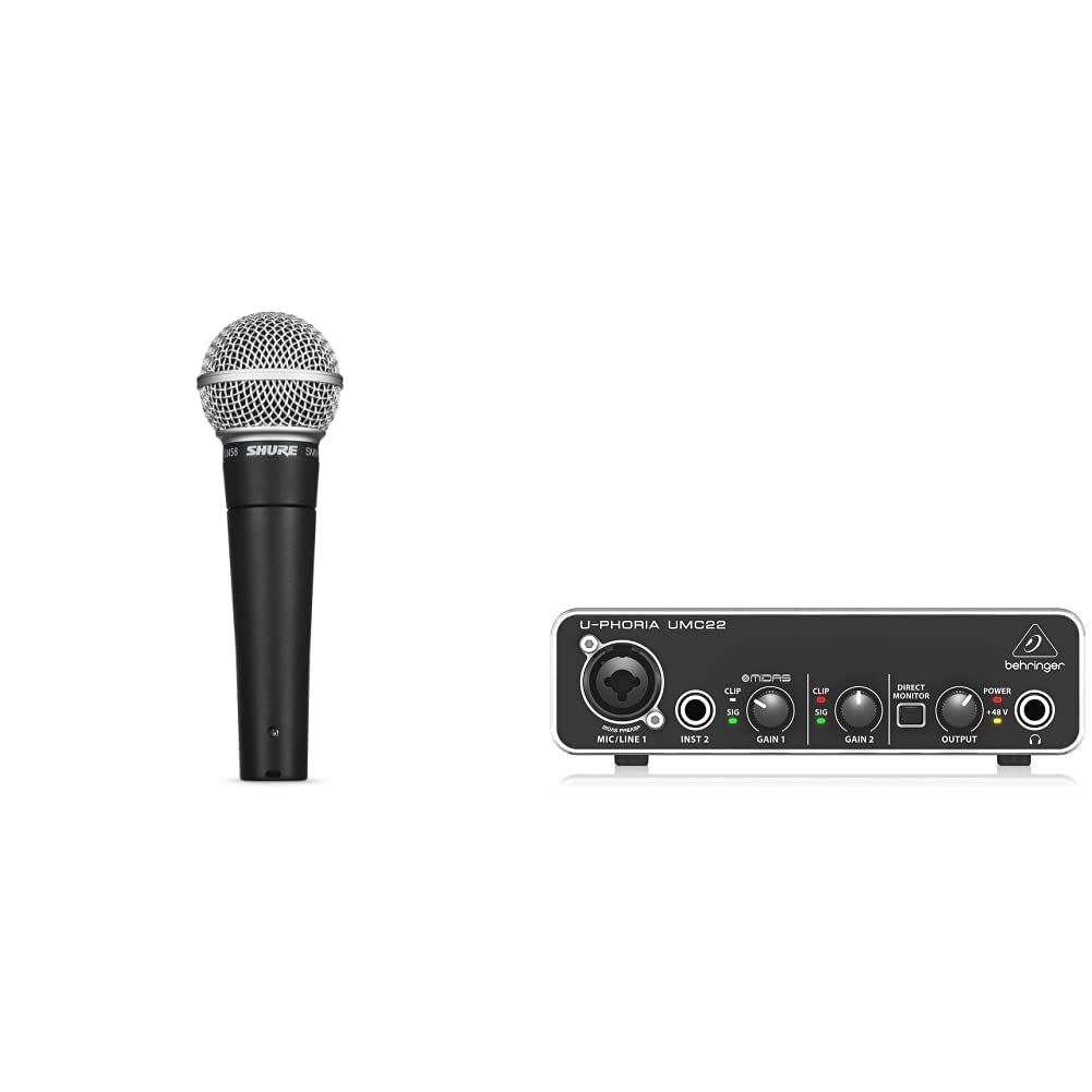 Buy Shure SM58LCE Cardioid Dynamic Vocal Microphone with Pneumatic