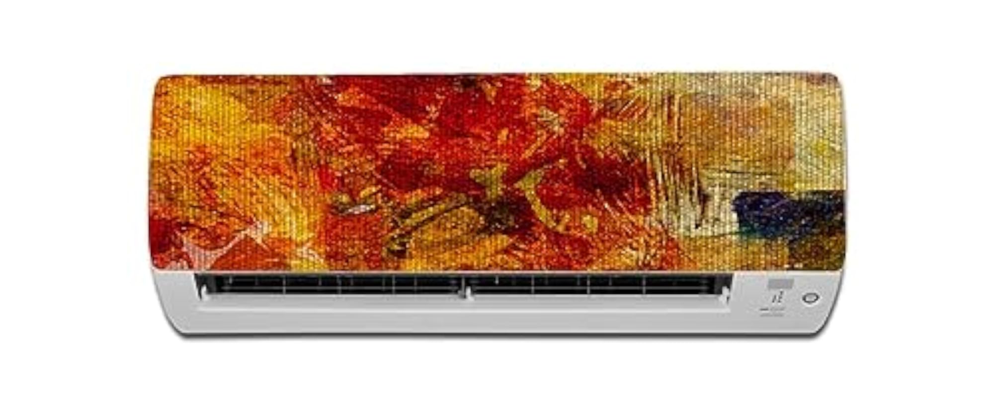 Abstract Design Colorful AC Sticker, Multicolor PVC Vinyl