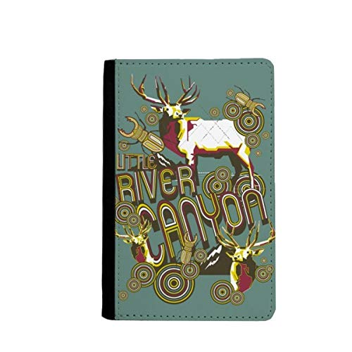 Porte-passeport renne coloré et étui de voyage protection motifs insectes