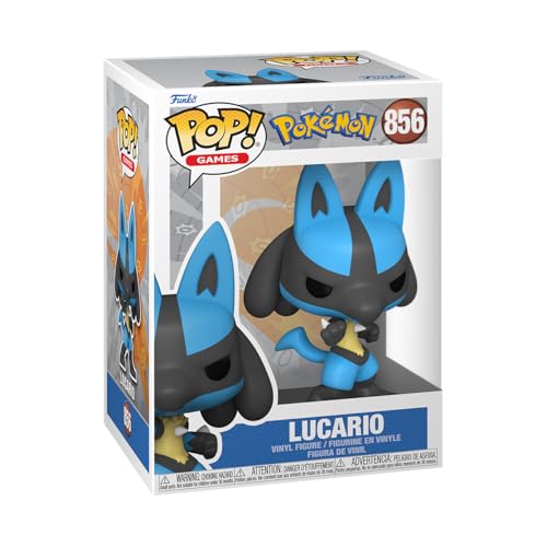 Funko POP! Games: Pokemon - Lucario - Collectible Vinyl Figure - Gift Idea - Official Merchandise - Toys for Children and Adults - Video Games Fans - Figure for Collectors by Funko - Used condition - US$23.11