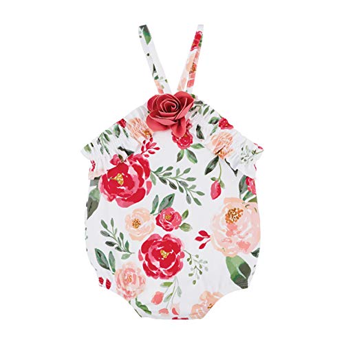 Mud Pie Girls' Floral Swimsuit, Pink, 2T