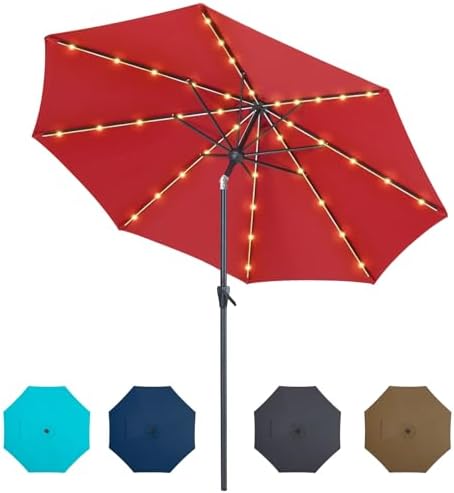 10 patio umbrella offset hanging umbrella outdoor market umbrella d10 10 ft Patio Offset Hanging Umbrella with Easy Tilt Adjustment