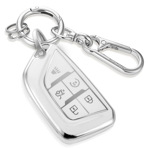 Image of Key Fob Cover for Cadillac, Pink Rhinestone Loop