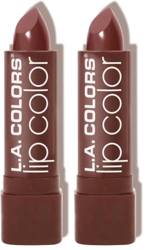 L.A. COLORS Moisture Rich Lip Color, Taupe Envy CML535 (Pack of 2)