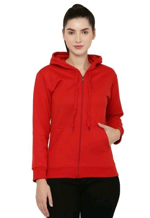 Red Hoodie Sweatshirt for Women Casual Zipper Hoodies for Girls Women s to XXL Size-picture-46