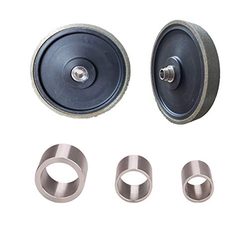 3 Kind Of 3/4'' Thick Reducing Bushing Adapters Id 1/2'' Od 5/8'' | Id 5/8'' Od 3/4'' | Id 3/4'' Od 1'' For Reduced Diameter Arbor Hole Of Bench Grinding Wheel Or Sanding Wheel 3 Pcs #TOP2