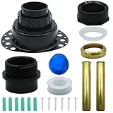 VIKKSAER Freestanding Tub Drain Rough-in Kit, Bathtub Drain Kit with Brass Tail Pipes and ABS Adapter, for Freestanding Floor Mounted Bathtub & Copper Bathtub