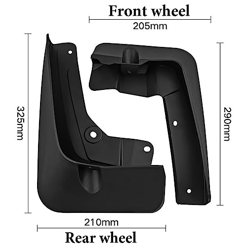 Garde-boue pour BMW X3 G01 2018-2024 : kit complet de 4 pièces de protection - 3