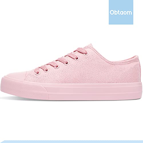 Image of Obtaom Unisex Canvas Shoes Low Top Fashion Sneakers Slip on Walking Shoe