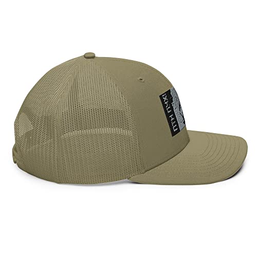 Gorra snapback de malla ligera con estampado ucraniano kaki 5