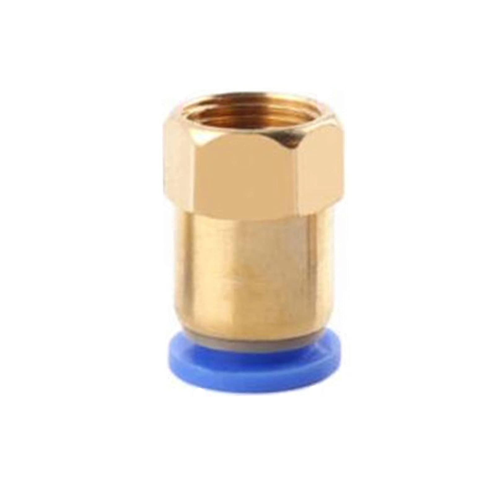 Liovns Mdingbao-Brass Connector Fitting BSP 1/8" 1/4" 3/8" 1/2" Brass Pneumatic Connectors Push In Fittings For 4mm 6mm 8mm 10mm 12mm 14mm Air Tubes, Garden hose connector (Color : 3l8 x 6mm)