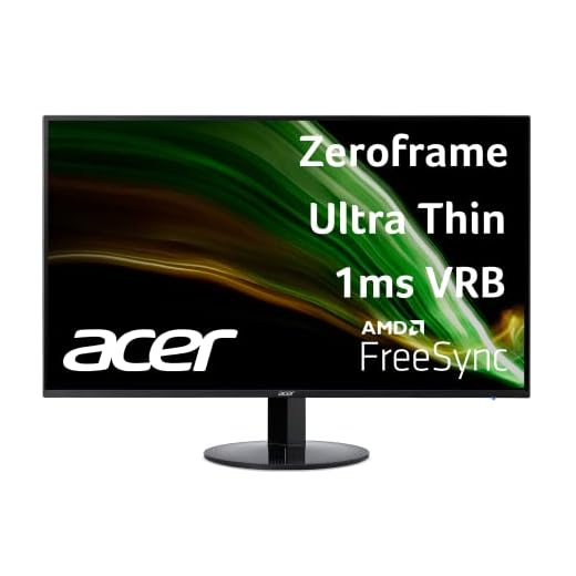 Acer SB271 bi 27.0" Full HD (1920 x 1080) IPS Zero Frame Home Office Monitor | AMD FreeSync Technology | Ultra-Thin Stylish Design Vision Care | Low Blue Light | Tilt | HDMI & VGA Ports