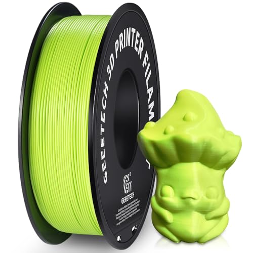Image of Geeetech 1.75mm PLA 3D Printer Filament, 1kg Spool (2.2lbs), Upgrade Tidy Winding Tangle-Free, Dimensional Accuracy + /- 0.03mm, Apple Green