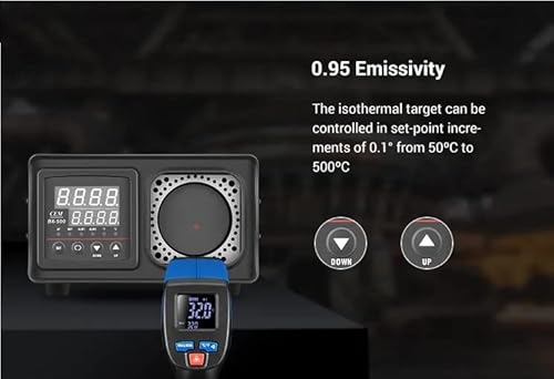 Yuqiaotiem Temperature Calibrator Cem Bx-350 50ºc ~ 350ºc/ 122ºf ~ 662ºf Blackbody Target Size 2.25" Portable For Industrial Temperature Calibrator #TOP3