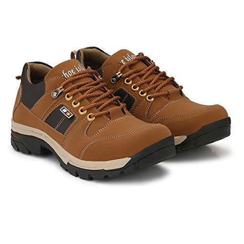 Image of Shoe Island Solid Black Premium Leatherette Ankle Length Casual Boots for Men