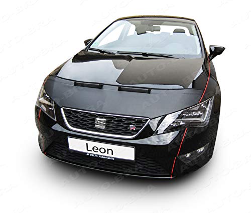 Hood Bra Front End Nose Mask Compatible with Seat Leon 5F 2012-2019 Bonnet Bra STONEGUARD Protector Tuning