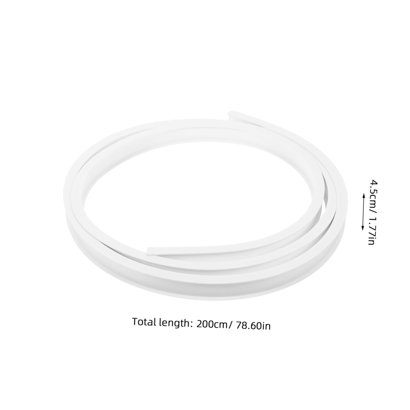 Healifty Bendable Ceiling Curtain Track Accessories Flexible Curtain Rail for Home Office and Hotel Use Easy Installation for Curved Window Shapes and Room Dividers