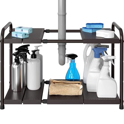 Simple Houseware Under Sink 2-Tier Heavy...