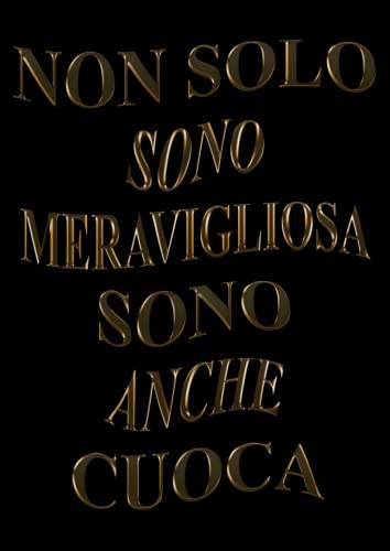 Non Solo Sono Meravigliosa Sono Anche cuoca: Agenda 2023-2024 Settimanale e Giornaliera A4 Grande Formato | Calendario mensile 2023|2024, 24 Mesi | Pianificatore a 2 anni (Regalo per Cuoca)
