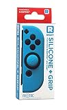 Switch Joy Con silikonowa skóra + uchwyt - prawy - niebieski