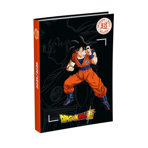 Exacompta - Rif. 017934A -1 Agenda giornaliera Forum Dragon Ball, 12,5 x 17,5 cm, agosto 2025 a luglio 2026, visuale Goku