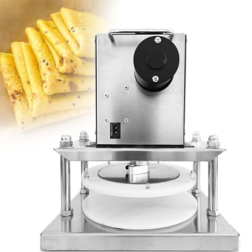 JJENXYYDS Stainless Steel Pizza Press, Electric Pizza Dough Press, Adjustable Thickness Pizza Dough Press,Pizza Pie Pastry Press,for Pizza, Pie, Tortilla, Pastry