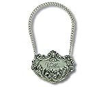 Vagabond House Medici Pewter VODKA Decanter Tag/Liquor Bottle Label - Handcrafted Quality Detail Engraved 2.5 inch Wide