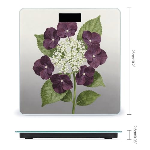 Báscula digital de baño con pantalla LCD y base antideslizante miniatura 2